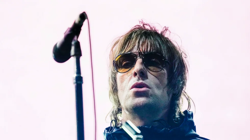 Liam Gallagher vid en gratiskonsert för vårdpersonal i London förra året.