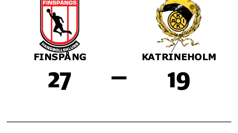 Finspångs HK vann mot Katrineholms AIK