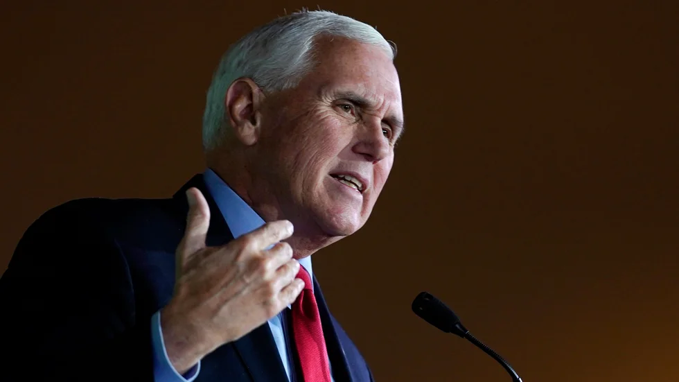 USA:s förre vicepresident Mike Pence. Arkivbild.