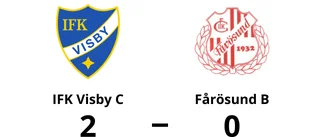 Fårösund B föll med 0-2 mot IFK Visby C