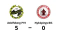 Tung bortaförlust för Nyköpings BIS mot Adolfsberg P19
