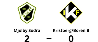 Fyra raka förluster för Kristberg/Boren B