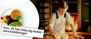 Aron jobbar på stjärnkrog – nu siktar han mot ny tävling