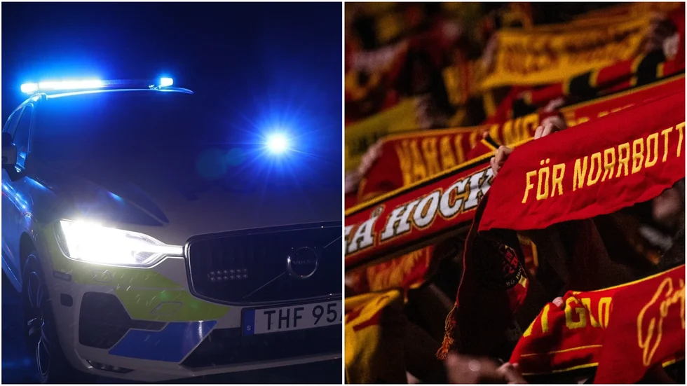 Luleåsupportrarnas buss provocerades på vägen hem efter första finalen i lördags, vilket ledde till slagsmål.