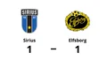 Sirius och Elfsborg delade på poängen