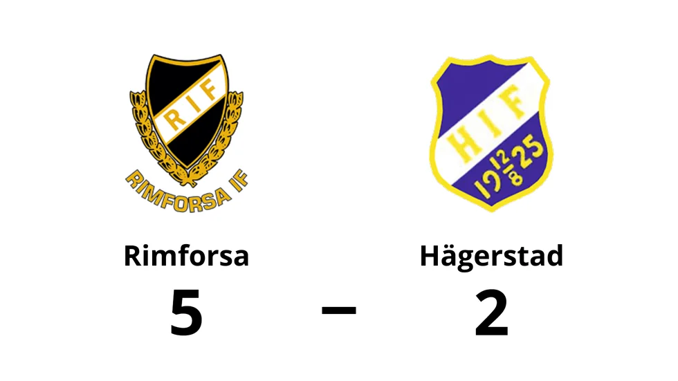 Rimforsa vann mot Hägerstads IF