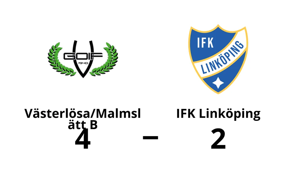 Västerlösa/Malmslätt B vann mot IFK Linköping FK