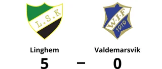 Klar seger för Linghem mot Valdemarsvik