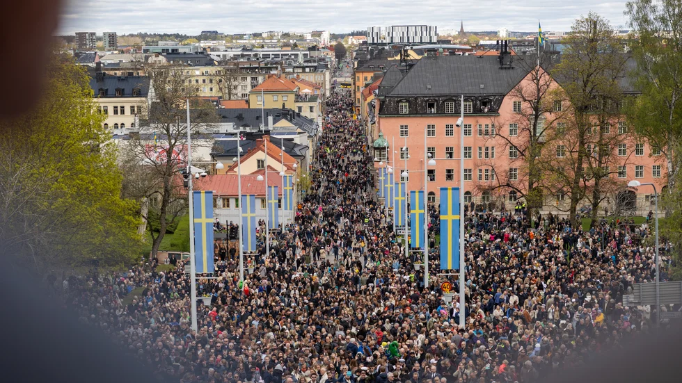 Kören Orphei Drängar borde också få lov att sjunga en sång för att uppmärksamma Palestina, liksom Uppsala kommun hade kunnat flagga så som man gör för Ukraina, tycker insändarskribenten om valborgsfirandet i Uppsala.