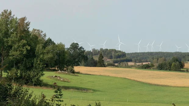 Den tilltänkta vindkraftparken Västra Tjust. Där planeras ett 30-tal 285 meter höga vindkraftverk, som nu får ortsbor att rasa.