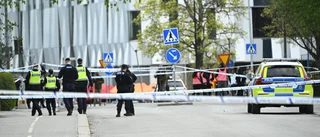 Polisen håller pressträff om trippelmordet i Uppsala