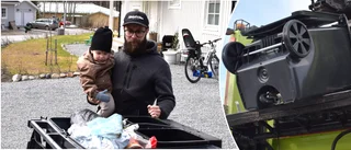 Dennis får spara blöjorna i tvättstugan: ”Man blir ju orolig”