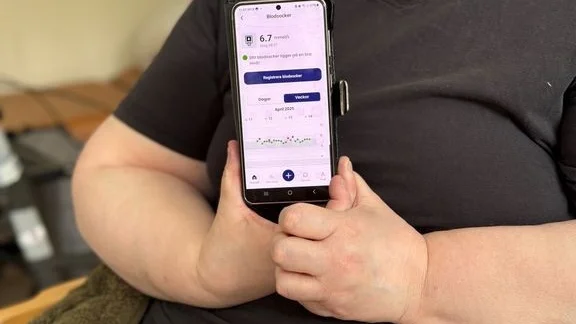 Norrbottningar håller koll på hjärtsvikt, diabetes och högt blodtryck via en app i telefonen. 