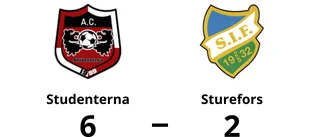 Studenterna vann hemma mot Sturefors