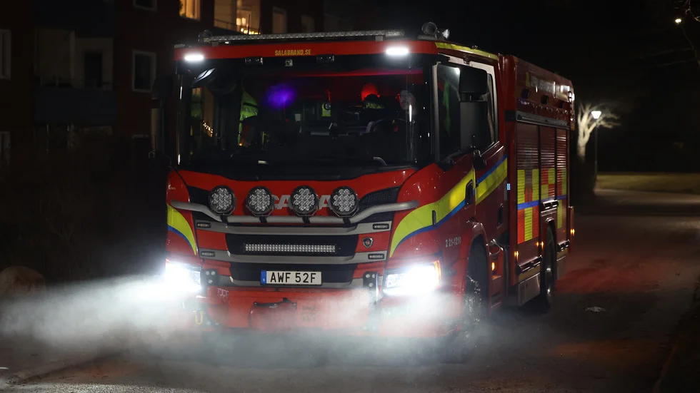 Under tisdagskvällen larmades räddningstjänsten till Flogsta efter larm om brand.