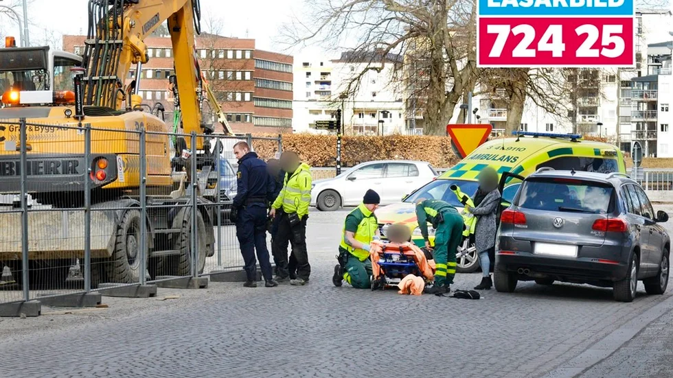 Olyckan inträffade på torsdag eftermiddag.