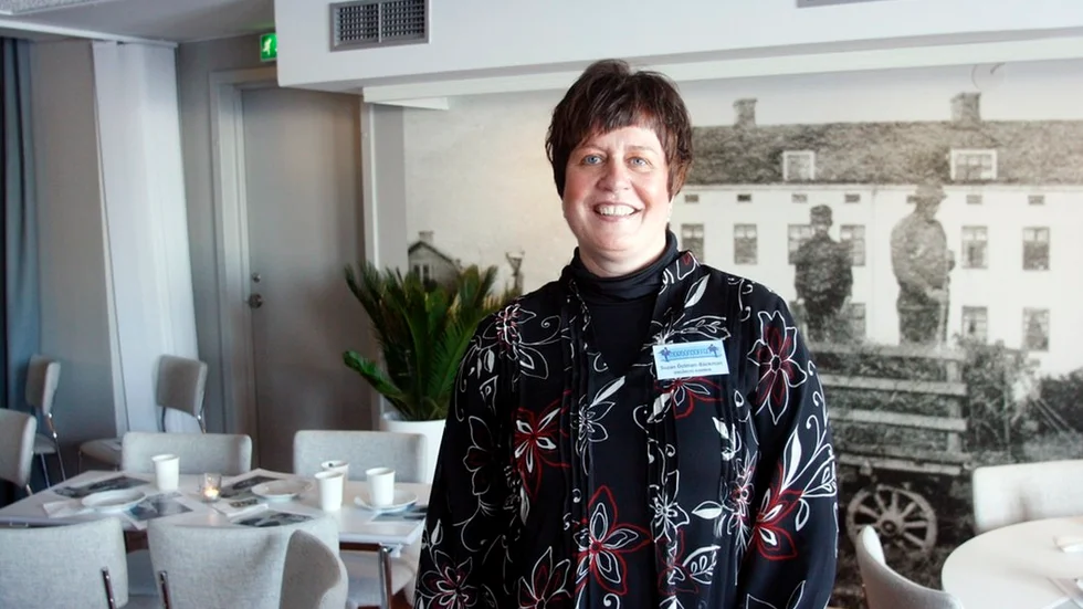 Suzan Östman Bäckman, näringslivschef i Vingåkers kommun, anser att näringslivet har en hög prioritet inom kommunen och ser positivt på vad framtiden har erbjuda.