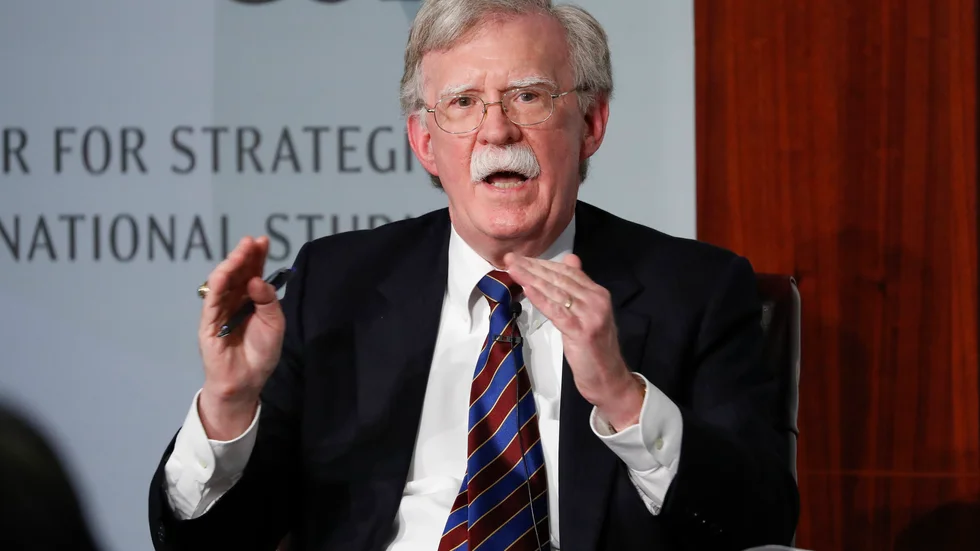 John Bolton, nationell säkerhetsrådgivare till USA:s tidigare president Donald Trump. Arkivbild.