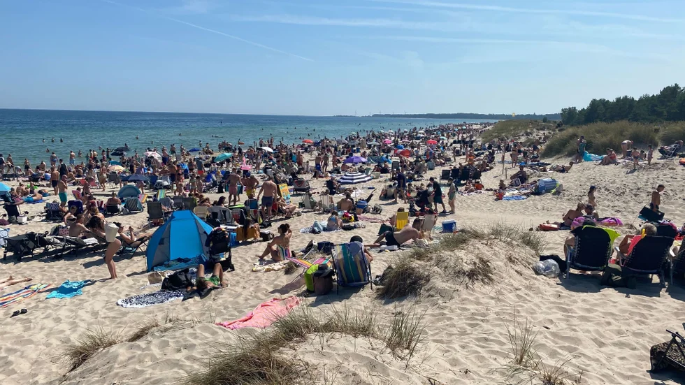 Det väntas läge för sol och bad i södra Sverige under helgen – om det inte blir alldeles för varmt. SMHI utfärdar en värmevarning längs en del av östkusten. Arkivbild.