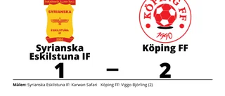 Karwan Safari enda målskytt när Syrianska Eskilstuna IF föll