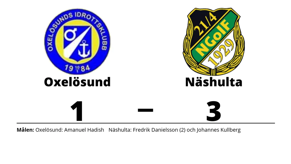 Oxelösunds IK förlorade mot Näshulta GoIF
