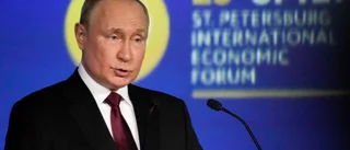 Putin attackerar väst i linjetal