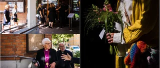 Hundratals besökare kom till begravningen • Se bilderna från ceremonin