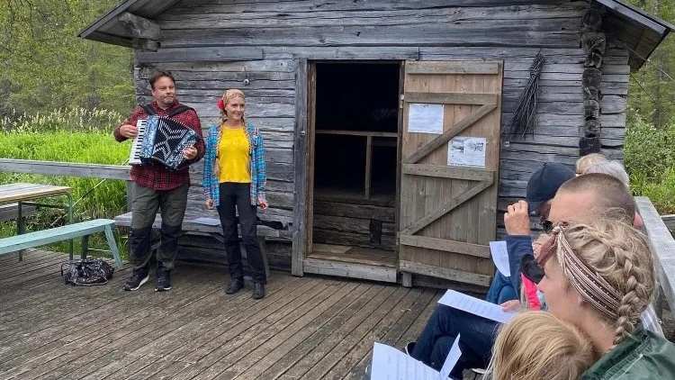 Carina Henriksson och Roger Norén uppträdde.
