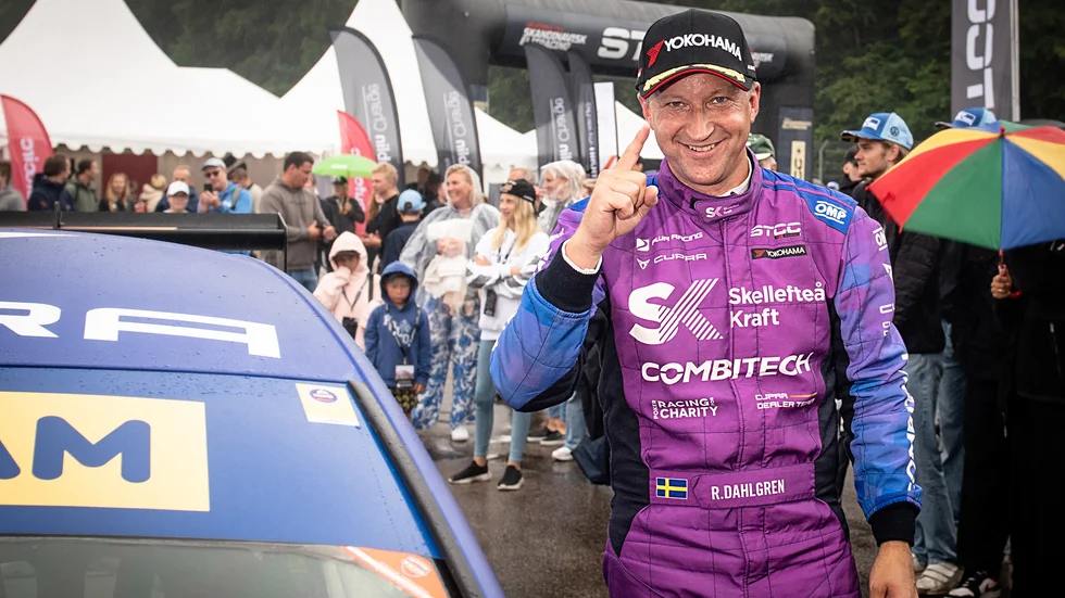 Robert Dahlgren tog sin 50:e seger i vätan på RIng Knutstorp.