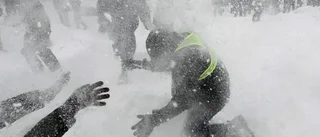 Hotade döda snöbollskastare