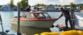 Bottennapp för semesterstängd båtbottentvätt