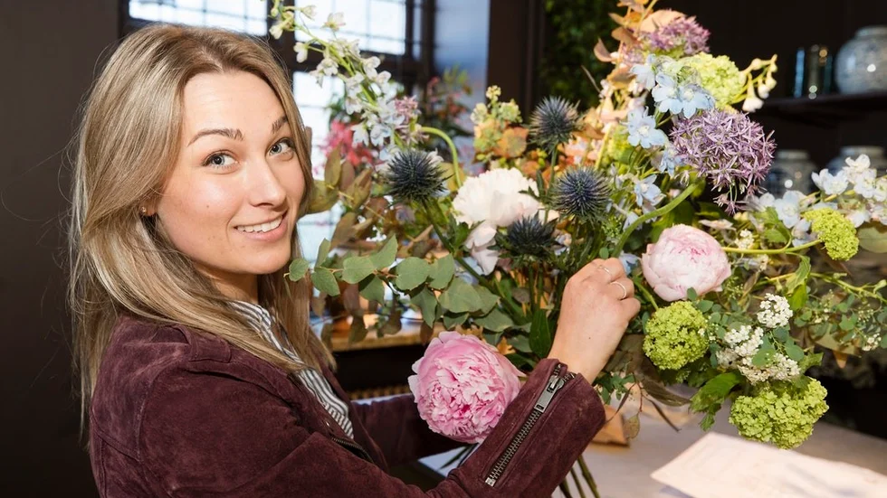 Olivia Frondelius har en tredjeplats som bäst i Blomsterbindningens svenska mästerskap. I år är målet högre.