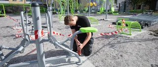Nytt utegym snart klart i Oxelösund