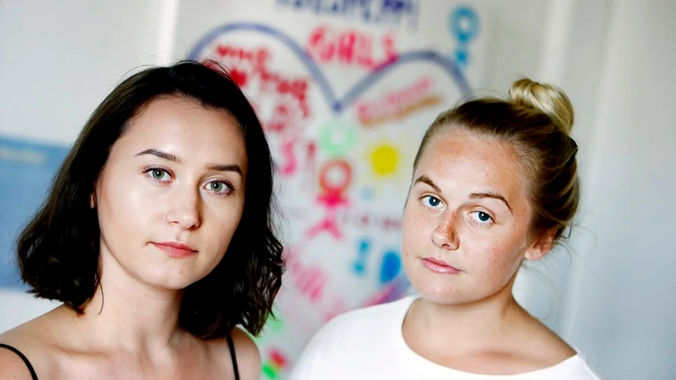 Suada Dani och Sofia Liedberg arbetar på Tjejjouren Meja i Eskilstuna.