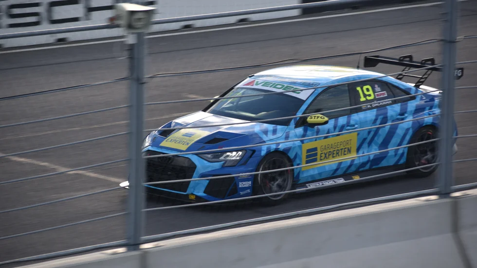 Andreas Bäckman fick till en ny fullträff i kvalet.