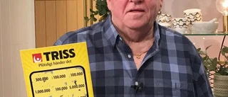 Pensionär skrapade fram 100 000 i direktsändning