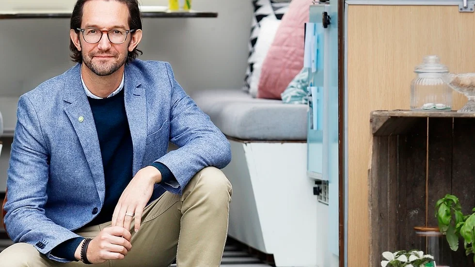 Ragnar Lindén, gruppledare för miljöpartiet i Strängnäs.