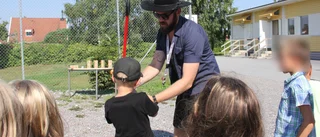 Tivolidag mötte barnen vid skolstarten