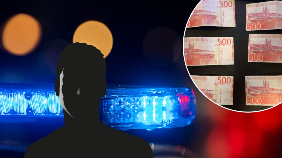 Under tisdagen slog polisen till mot en man i Västervik. I bostaden hittades drygt 10 000 kronor i falska 500-sedlar samt en mindre mängd cannabis. 