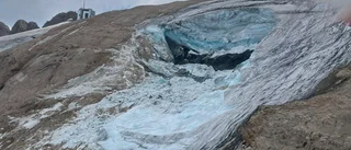 Många saknas efter glaciärras i Alperna