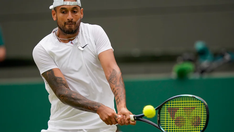 Nick Kyrgios önskar Rafael Nadal ett snabbt tillfrisknande. Arkivbild.
