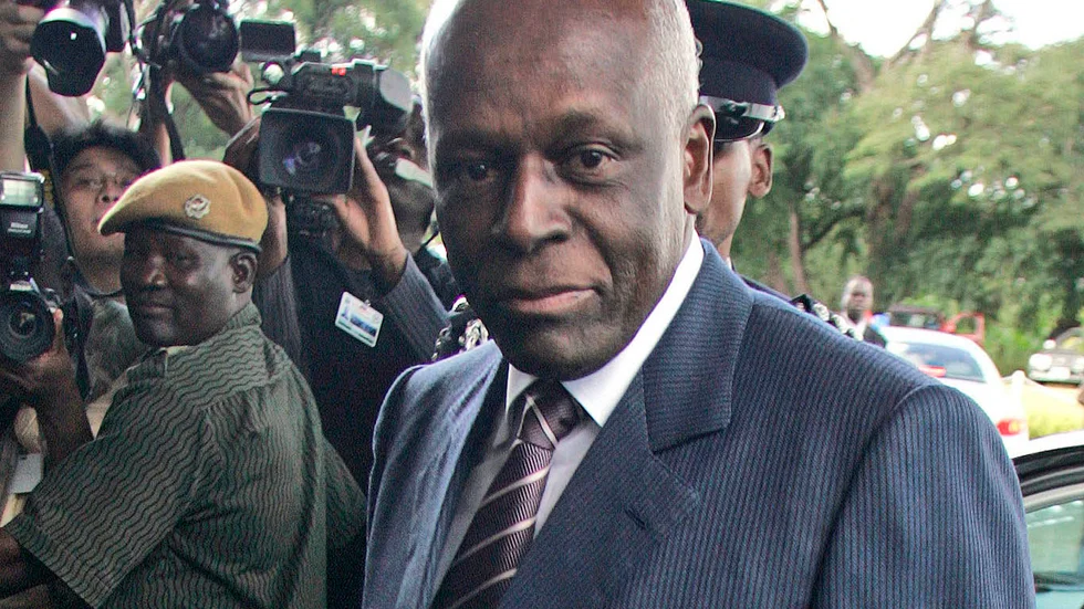 José Eduardo dos Santos styrde Angola i nästan 40 år. Arkivbild.