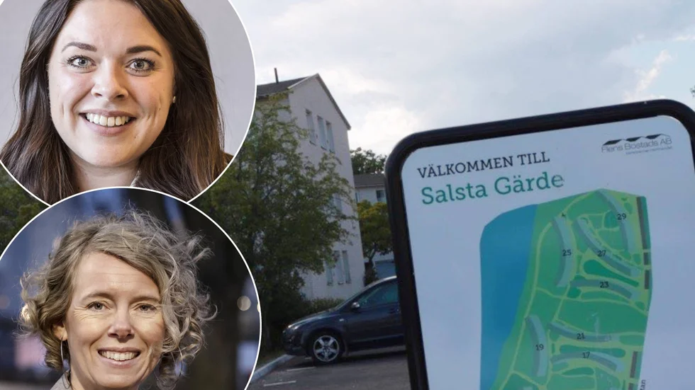 Moderaternas Emma Dahlin vill se åtgärder för att göra Salstaområdet tryggare. Flens kommun brottsförebyggande samordnare Jessica Ekermann tyder att mycket bra redan görs.