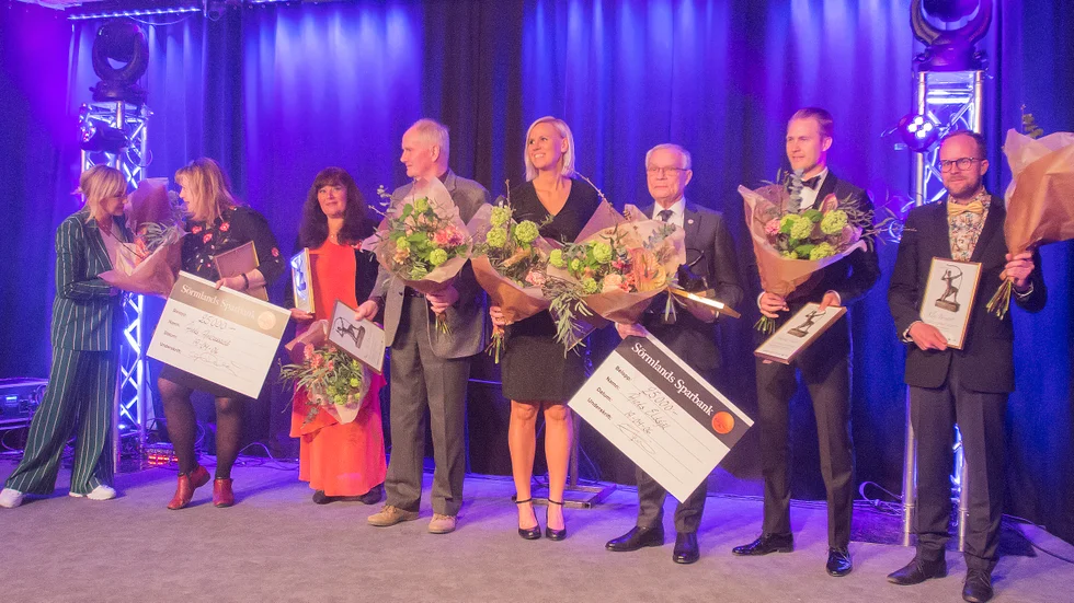 Så här såg det ut när 2019 års vinnare prisades under Katrineholmsgalan