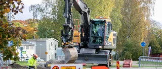Stort VA-arbete påverkar trafiken i Nyköping – i två månader