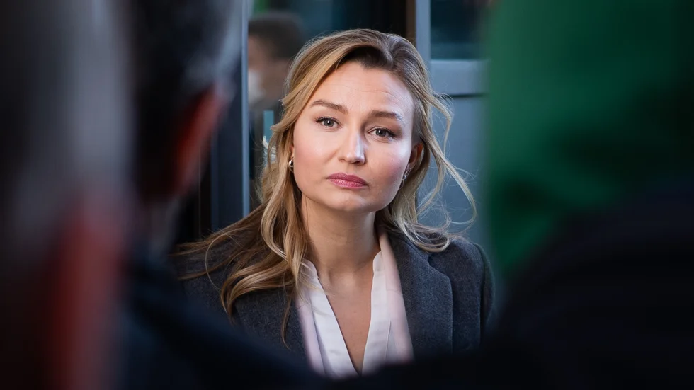 Ebba Busch, partiledare i Kristdemokraterna. Arkivbild.