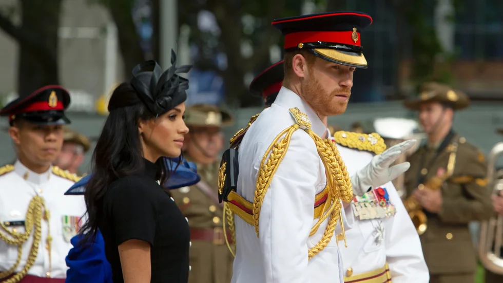 Prins Harry och Meghan Markle ger sig in i underhållningsbranschen tillsammans. Arkivbild.