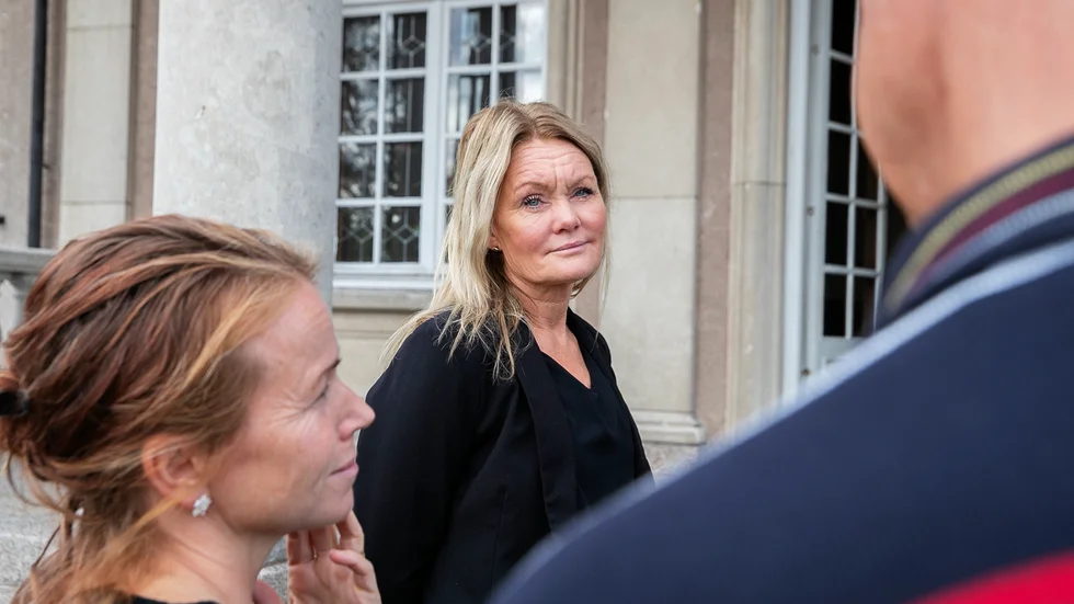 Petra Fasth tillträdde som rektor hösten 2019. I förgrunden läraren på hälsocoachlinjen Cecilia Razai.