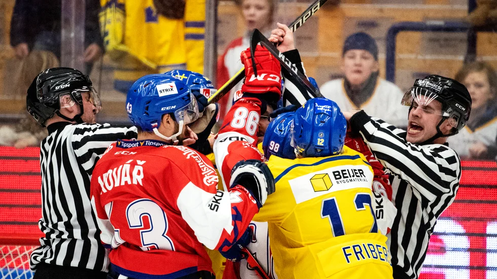 Tre Kronor ska spela matcher i Malmö i februari. Arkivbild.