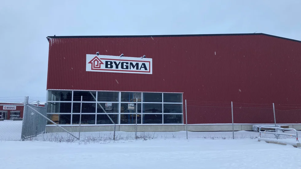 Bygma på Kjulavägen utsattes för ett inbrottsförsök tidigt på söndagsmorgonen.